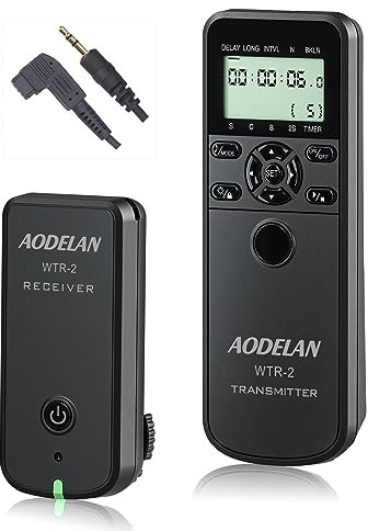 Wireless Shutter Camera Remote Intervalometer Timer Compatible with Sony a67, a65, a57, a55, a900, a850, a700, a580, a560, a550, a500, a450, a300, Replaces Sony RM-L1AM Cable