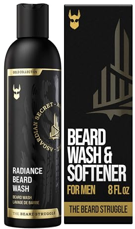 The Beard Struggle Bartshampoo für Männer – Natürliches Bartpflege Shampoo für Tiefenreinigung & weichen Bart – 240 ml