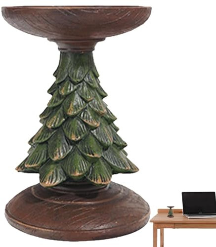 Weihnachtskerzenhalter - Christbaumkerzenhalter, Vintage Kerzenhalter aus Harz für Weihnachtsbaum | Kerzenhalter aus Harz für Esstisch, Kamin, Haustür, Weihnachtstischdeko