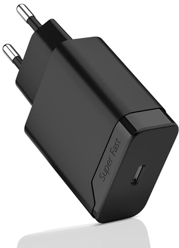 Prise Chargeur pour Samsung Galaxy S26 S25 S24 S23 S22 S21 FE/Plus/Ultra | 25W Type C Embout Secteur Charge Rapide pour A16 A06 A15 A25 A35 A55 A54 A05S 5G Téléphone Portable