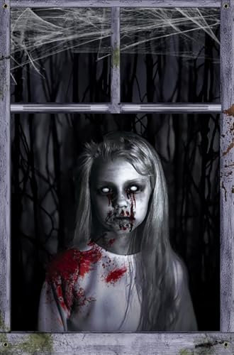 Halloween Decoracion Decoración Cortina 120×80 Cortinas Adornos Exterior Accesorios Hogar Terror Pared Interior Casa Salon Complementos Baño Decorations Fiesta Haloween Ventanas Puerta Decoraciones