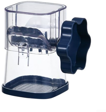 Honseadek Moulin à noix manuel pour noix, amandes et chocolat, broyeur à fruits multifonction avec chambre transparente, poignée pivotante à 360 degrés, passe au lave-vaisselle (vert)