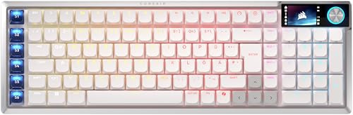 Corsair Vanguard AIR 99 Wireless RGB Gaming-Tastatur – Weiß