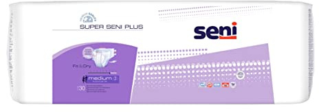 Super Seni Plus medium (3 x 30 Stk.) Windelhose Bauchumfang 75 - 110 cm bei schwerer Inkontinenz