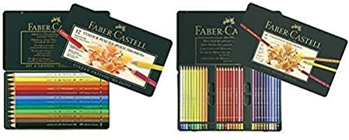 Faber-Castell - Polychromos colour pencil, tin of 36 (110036)