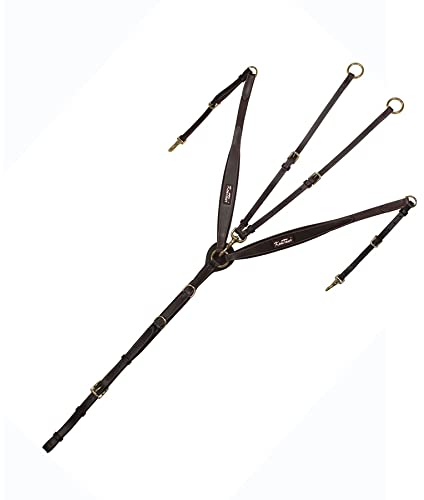 KenTaur Vorderzeug Napoli, Größe:WB, Farbe:braun/Gold