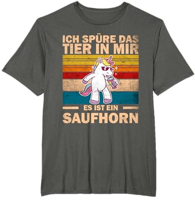 Ich spüre das Tier in mir Party Muttertag Vatertag Geschenk T-Shirt
