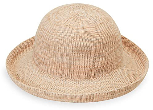 Wallaroo Damen Victoria Sonnenhut - Packbares Design | Petite oder Medium | Partys, Strand und Outdoor Events, Beige, XS/S