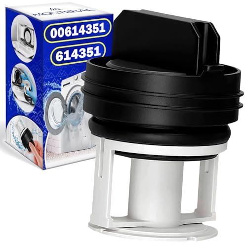 Pelusas Filtro Lavadora Ø52x74 mm 00614351 para Bosch para Balay para Neff | para Constructa para Siemens - Garantía de 10 Años - MONTERAL