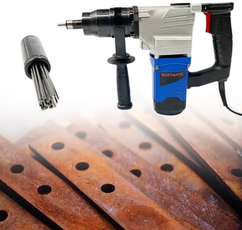 Pistola De DesoxidacióN De Aguja EléCtrica Para EliminacióN De óXido, Escoria De Soldadura, Pintura, EliminacióN De óXido, Herramienta De Limpieza De MáQuinas, Escalador De Aguja EléCtrico De 1100W
