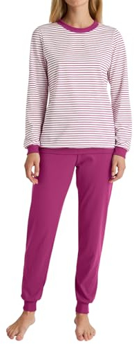 CALIDA Marine Dreams pyjamas manschett orkidé blomma, storlek 48–50, Orkidé blomma, 48-50