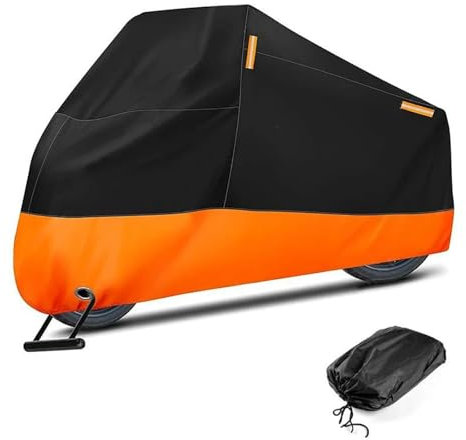 Motorradabdeckung Für Y&amaha Xmax X MAX 125 250 300 400 Motorradabdeckung Wasserdicht Staub Und Regenschutz Mit Reflektorstreifen(XXL)