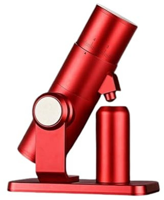 Molinillo de café eléctrico, estilo telescópico, diseño magnético, adsorción automática, ajuste digital preciso de punto a punto,Red