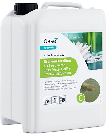 Oase AquaActiv AlGo Greenaway 5 l – Gegen Grün- & Blaualgen