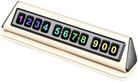 Placa de matrícula de aparcamiento para coche, placa de tablero de aparcamiento, señal telefónica portátil para amigos, amantes