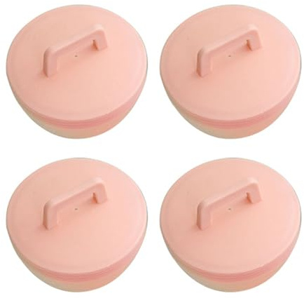 Kuuleyn Stampo per Uova al Vapore, Tazze per Uova in camicia, Stampo per Uova Sode, Multifunzionale Prevenire Stick Cottura Rapida Carino con Pennello per Olio per la Domestica (Rosa)