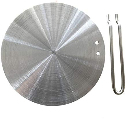 SHYYOULQE Diffuseur de chaleur en acier inoxydable avec adaptateur à induction manuelle pour plaque de cuisson en verre, convertisseurs de chaleur