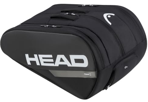 HEAD Tour Padel Bag L, Schwarz/Weiẞ