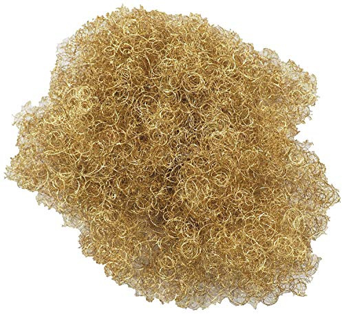 Luxtor 50g Engelshaar Gold Lametta Gelockt Feenhaar Tischdeko Christbaumschmuck Deko Adventskranz