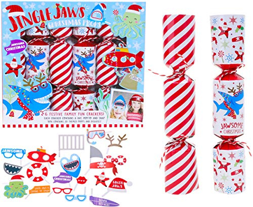 Toyland® 6er-Pack - Kinder unter dem Meeresthema Christmas Crackers - Weihnachtsparty-Spiele