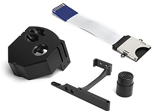Yunir Kit de montage de carte mémoire, extension de carte mémoire 3D pour Sega Holder Gdemu (noir)