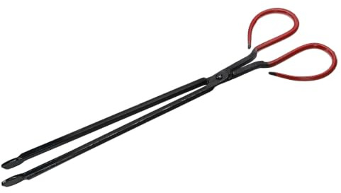 sourcing map Scherenzange, 42 cm, Karbonstahl, Greifer, Müllpflücker, Holzkohle, Aufnahmewerkzeug (schwarz)