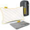 Cosi Home Reisekissen Nackenkissen mit kühlendem Bambus-Kissenbezug 30 x 45 cm - Memory Foam Reisekissen für Nacken, Rücken & Lendenwirbelsäule Orthopädische Unterstützung - Temperaturregulierend