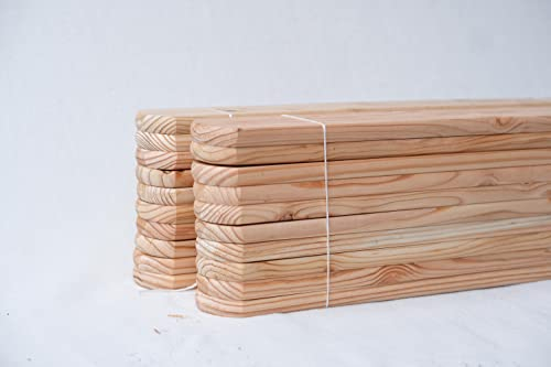 Zaunlatten 2x9x140cm Sibirische Lärche 20 Stück Muster A