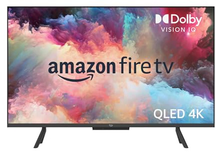 Amazon Fire TV 43 Omni QLED Series 4K UHD smart TV, Dolby Vision IQ, Fire TV Ambient Experience, hands-free with Alexa