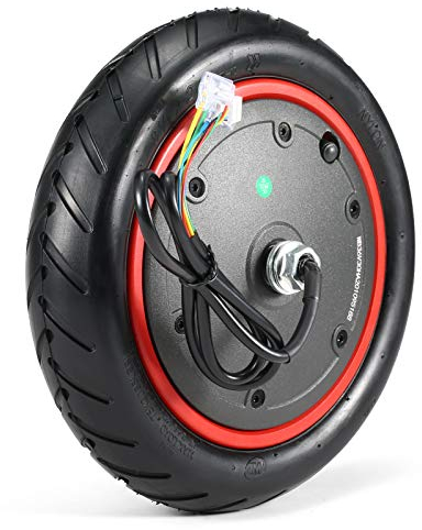 Sunydog Antriebsrad 350w,Scooter Motor mit Vollgummireifen,36V 350W Motor Ersatz für Xiaomi M365 Pro Elektroroller Motorrad Scooter Zubehör Ersatz von Antriebsrädern