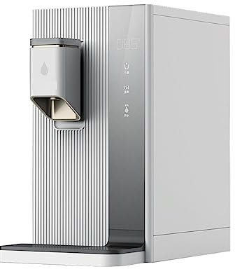 Dispensador eficiente de agua de calefacción, Dispensador de agua caliente instantáneo de escritorio de ósmosis inversa de instalación gratuita Con diseño energéticamente eficiente ( Color : Bianco ,