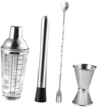 COLLBATH Shaker Per Cocktail in Acciaio Resistente Strumenti Per Baristi Attrezzatura Per Cocktail Per Mescolare Bevande e Tè Al Latte Per Ristoranti Pub e Bar