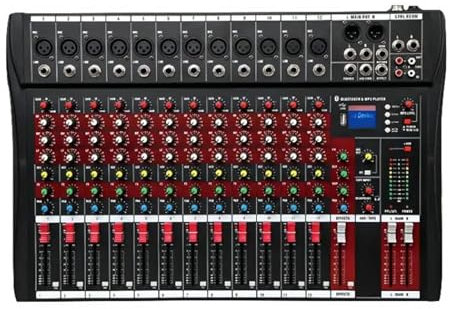 Mesa de Mezclas, Mezclador de Audio Profesional Universal de 8 Canales, grabación de Escenario por Ordenador, Tarjeta de Sonido USB, Modelo DJ CT-60 CT-80 CT-120 CT-160(CT-120)