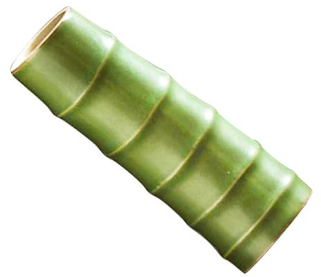 Cabilock Jarrón De Bambú De Jarrón De Tubo De Inserción De Flores para Escritorio Chino para Decoración De Sala De Estar