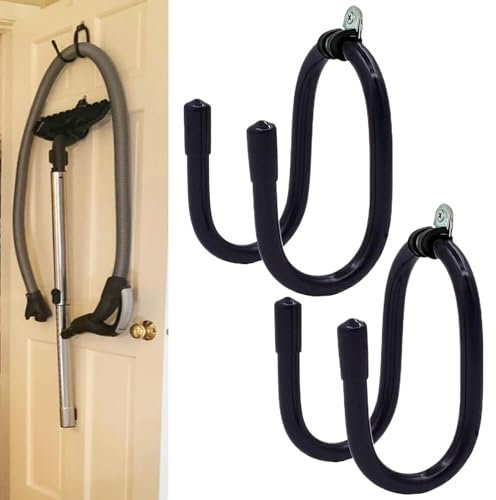 Rixotix 2 Stück Staubsaugerschlauchhalter Vakuumkopfhalter Aufhänger Wandhalterung Staubsauger Ständer Aufbewahrungsregal für Kanister Staubsauger Shop Garage Staubsauger – W-Stil