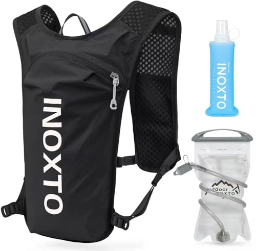 INOXTO Sac d'hydratation léger 5L,adapté à la randonnée en Plein air,Marathon, compétition Cycliste, Gilet d'hydratation d'alpinisme,Hommes et Femmes