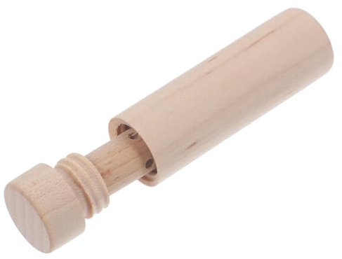 Vaguelly Nasal Tube Vide pour Huiles Essentielles Bâtonnet Bois Portable sans Réaction Chimique