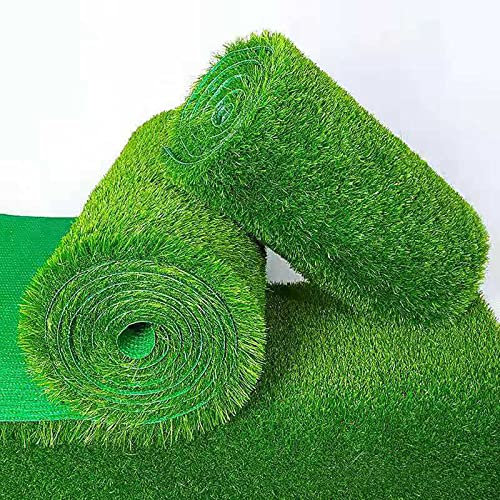 HBALDTEDC Erba Artificiale Che Sembra Un Prato Finto, Prato da Giardino, Erba Sintetica, Tappeto da Interno ed Esterno,(2x8m(6. 56x26.25ft))