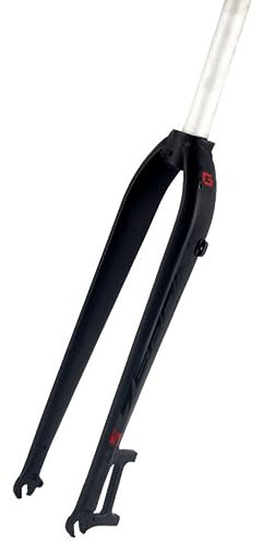 Forcella per mountain bike 26/27,5/29 pollici Forcella rigida dritta 1-1/8'' 9x100mm Forcella per bicicletta MTB Freno a disco Tubo dritto Forcella anteriore senza filettatura Ultra leggera (Colore: