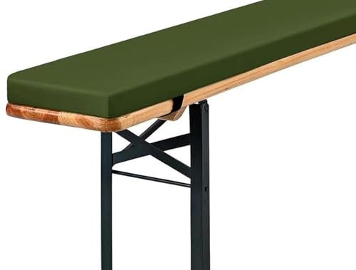 OIJKLA beer bench cushions 130x28x3cm Water Resistant Heavy Duty Soft Replacement Cushions Seat Pad