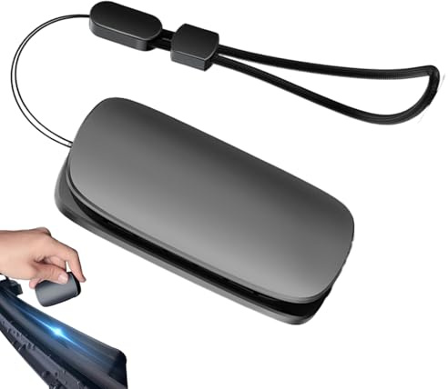 Tergicristallo riparatore, strumento di taglio del tergicristallo con maniglia anti -slittamento, dispositivo di carta vetrata 40 g per le lame di tergicristallo, ideale per viaggi a lungo