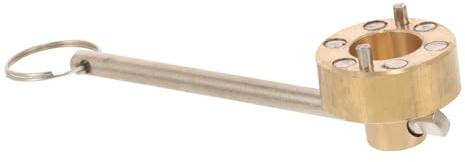 SEWACC Brass Radiator Valve Wrench Key Magnetic Plumbing Tool for Air Vent Bleeding and Water Control with Comfortable Grip Design