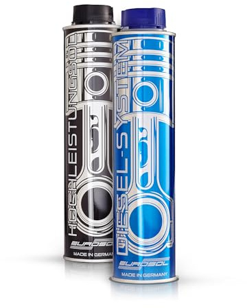 Eurosol Diesel Power Set 2 x 400 ml | Diesel Additiv und Motoröl Additiv | für DPF, SCR, Common Rail und Motoröl