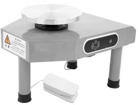 Macchina for tornio elettrico da 350 W con giradischi for scolpire Display LCD Macchina for tornio in ceica Strumento for formare argilla fai-da-te(250W)