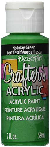 DecoArt 59 ml Crafters Acrylic, Hol Green