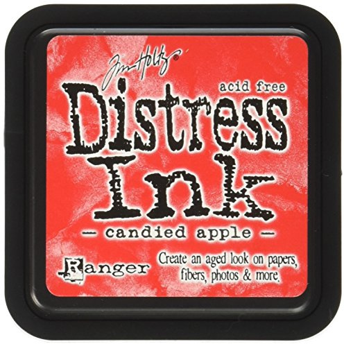 Ranger TIM43287 Tim Holtz Distress Ink Pad, Kunststoff, Candied Apple, 7.5 x 7.5 x 61 cm