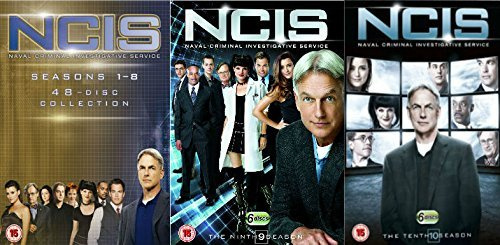 NCIS (Naval Criminal Investigative Service) Complete TV Series DVD [60 Discs] Box Set Collection: Season 1, 2, 3, 4, 5, 6, 7, 8, 9 and 10 and + Extras by Mark Harmon