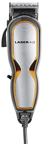 Giubra Cortapelos con Cable Laser 4.0 - Unisex Adultos - Maquina para Modelado de Luz, Afeitado en Seco, Contorno y Borde