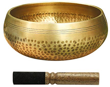 KANUBI Klangschale, Klangschalen-Set, Buddha-Gesangsschale, handgefertigte Buddha-Klangschale aus Nepal, Yoga-Bronze-Glockenspiel, Meditations-Buddha-Klangschale