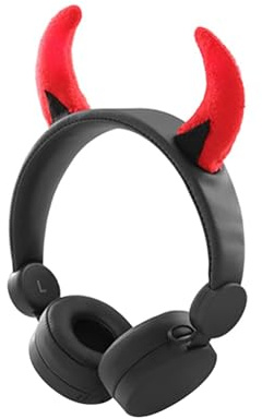 KIDYWOLF Casque Audio Enfant permettant de Partager sa Musique avec Un Volume limité de 85dB (Diablotin)